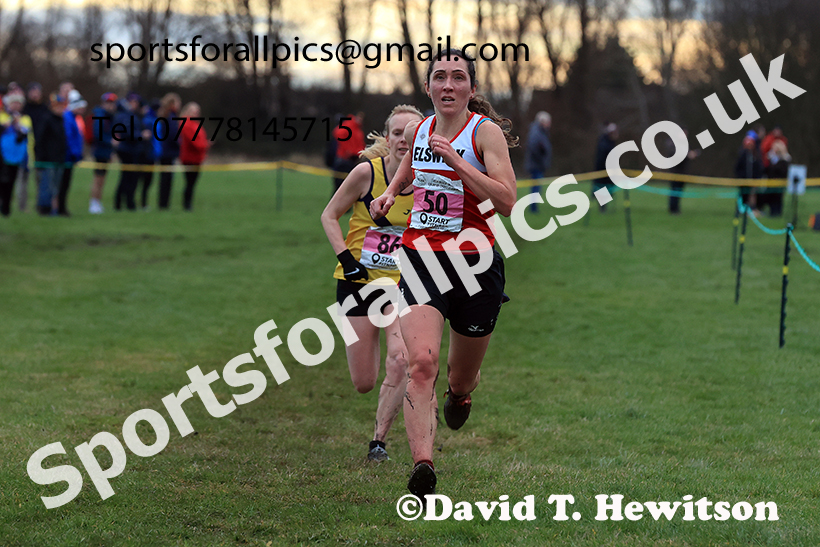 Senior womens 2024 NECAA Cross Country Champs., Temple Park, South Shields. Photo: David T. Hewitson/Sports for All Pics